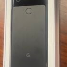 Actual Google Pixel 3 Just Black rear view in its original box