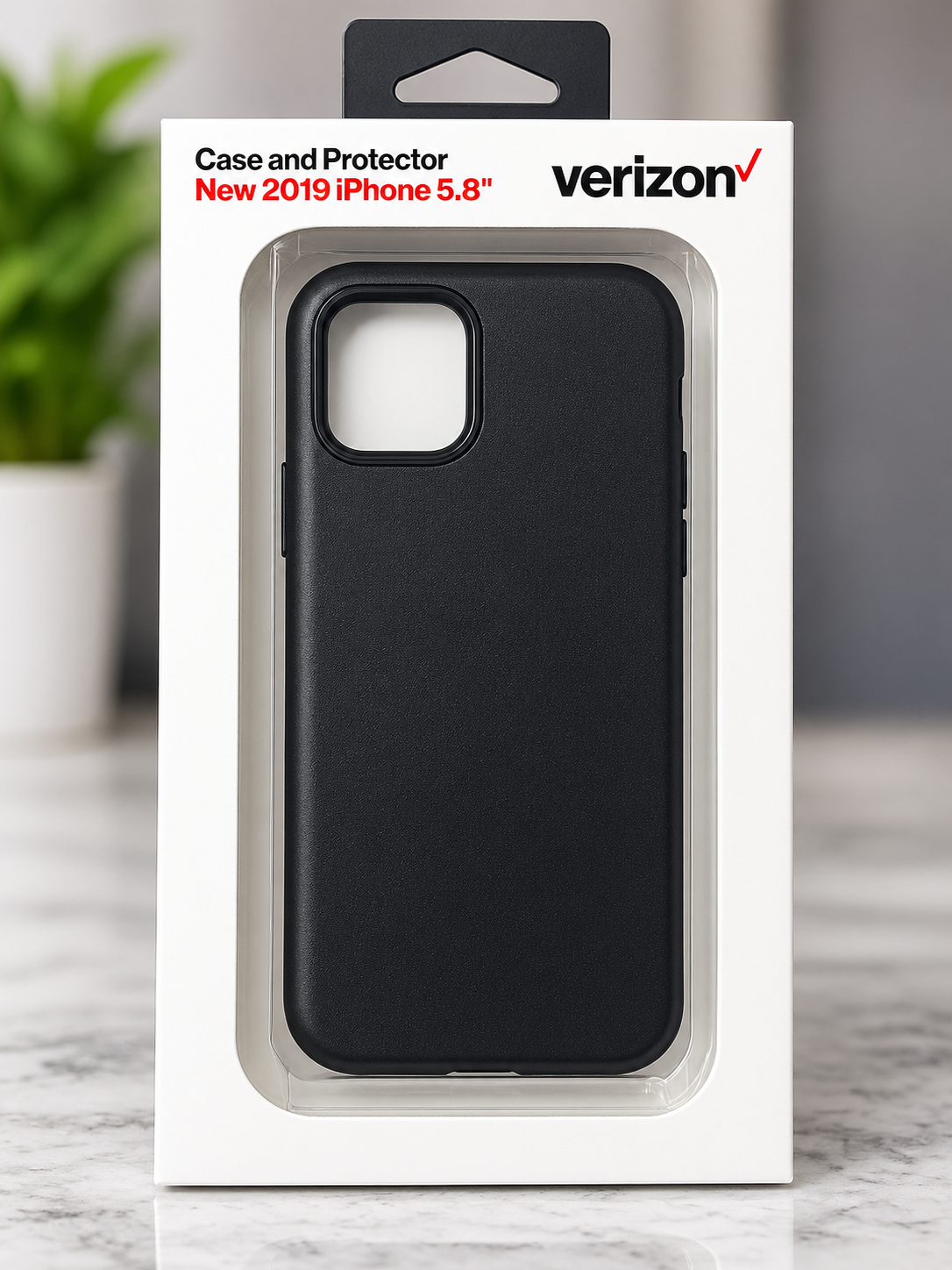 Verizon iPhone 11 Pro Case and Screen Protector Verizon case and tempered glass screen protector bundle for Apple iPhone 11 Pro 5.8 inch