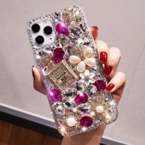 iPhone 17 N5 Diamond Case – Hot Pink
