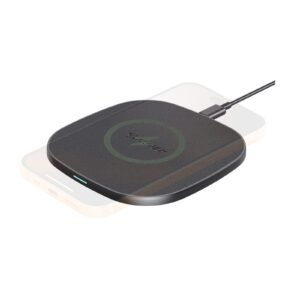 15W Qi Wireless Fast Charger with 5ft Cable – Black