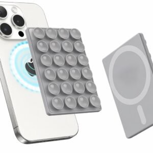 Sticky MagSafe Suction Phone Mount – Gray