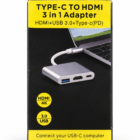 USB-C to HDMI 3-in-1 adapter retail package front